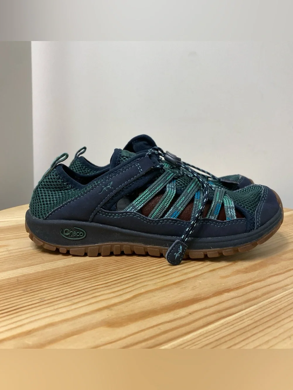 Chaco Teal Blue Cambria Sandals Waterproof Shoes J180267 Kids Girls Size 5